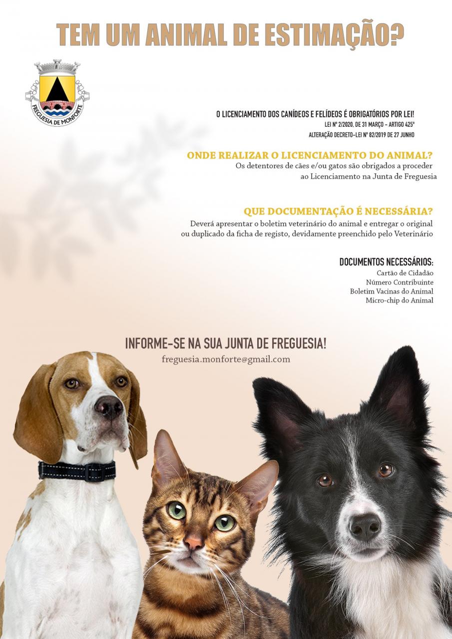 Licenciamento de Canídeos e Felídeos